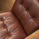 Nomadic leather armchair P128 Osvaldo Borsani