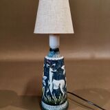 Scandinavian ceramic lamp 1960