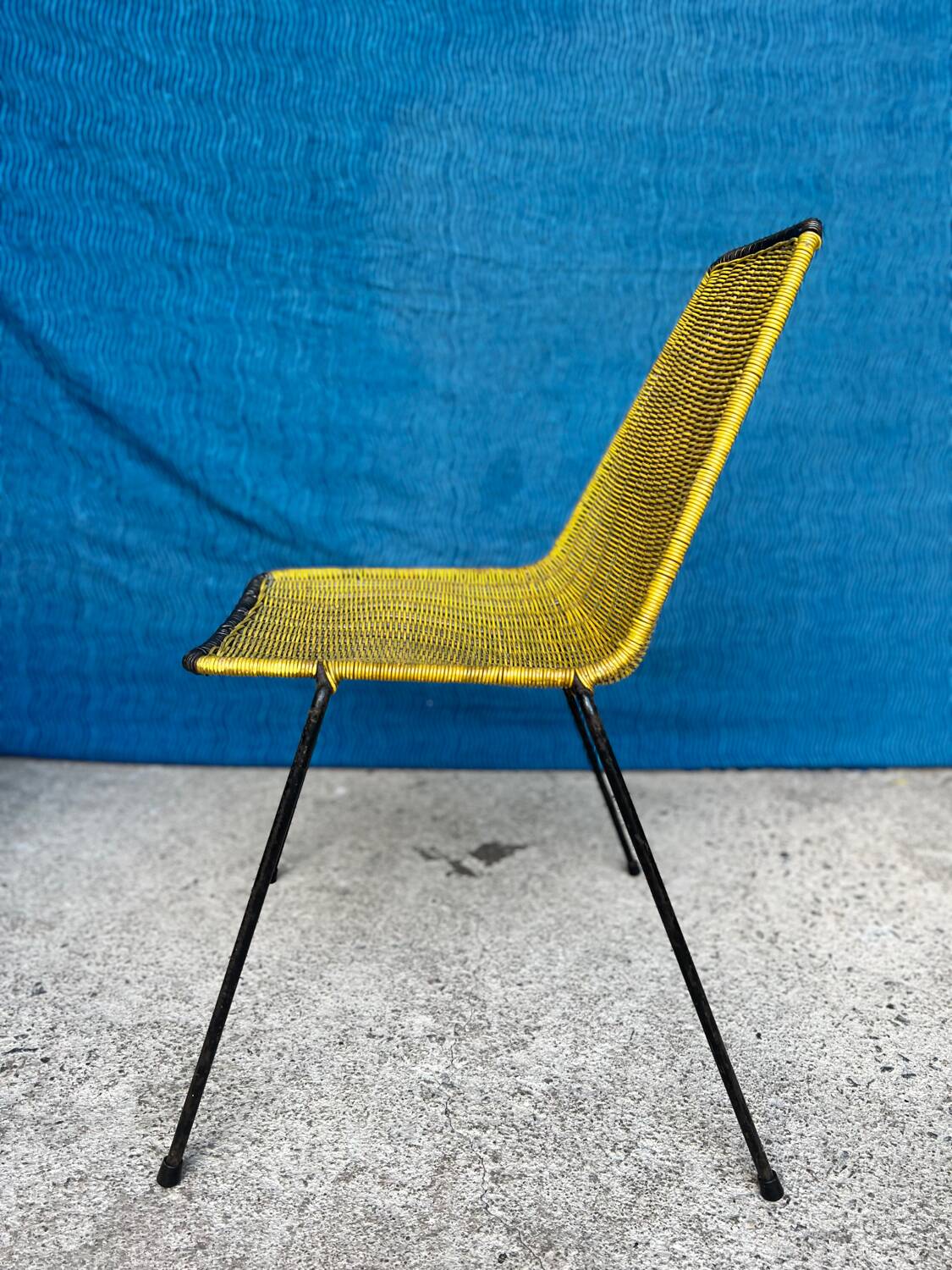 4 vintage “Baskets” chairs 1950s design Gian Franco Legler