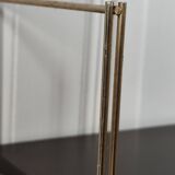 String shelf from the 60s, brown.