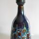 Mid-century modern pottery table lamp with candy glazing from Söholm, Denmark, 1960s