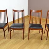 4 Danish Rosewood Chairs from Rio Arne Vodder 1960