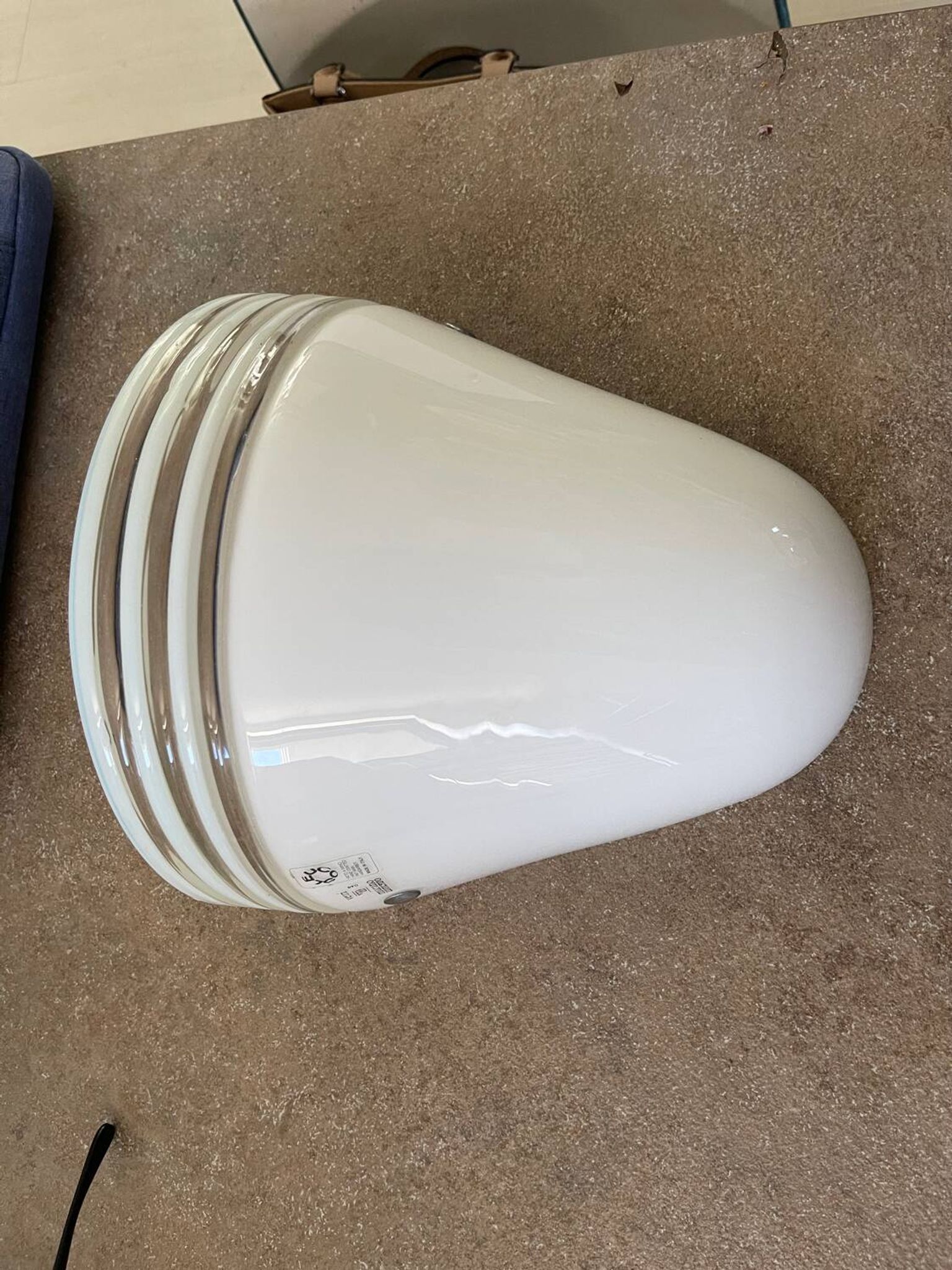 Single Murano Glass Sconce by Leucos 1970’s