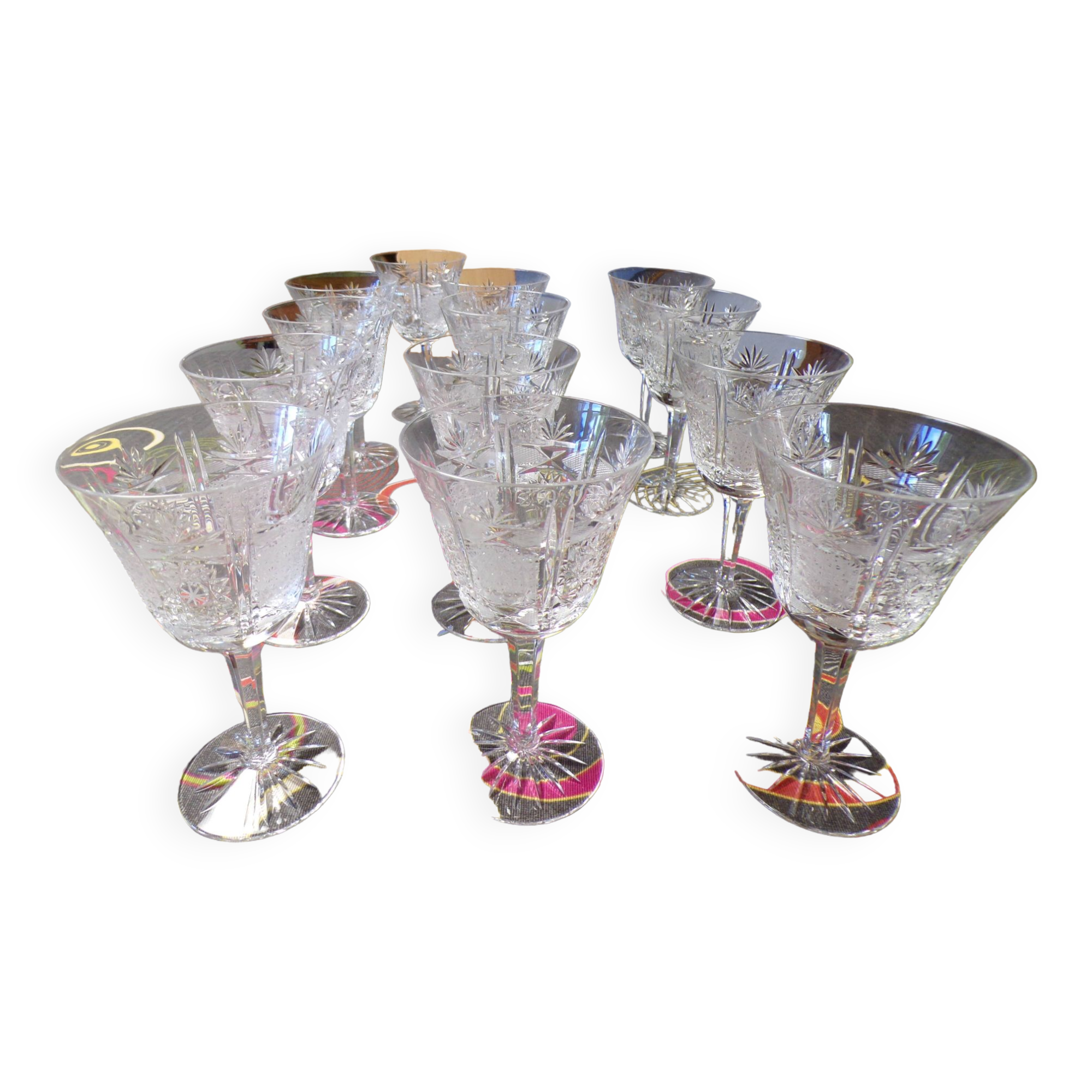 Crystal water glass