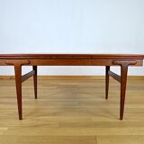 Scandinavian teak table Ejvind A. Johansson vintage 1960