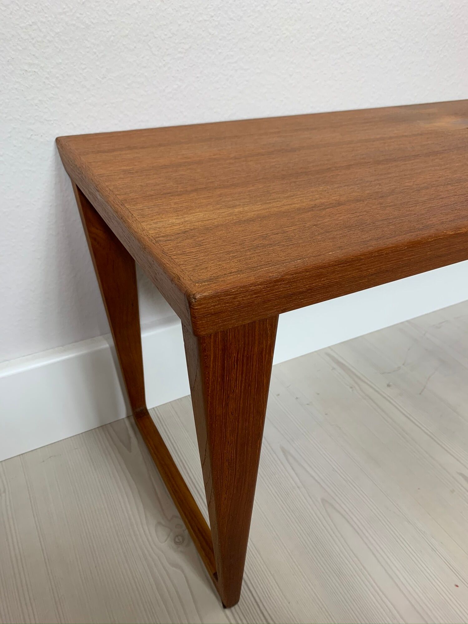 Danish mid-century teak bench Kai Kristiansen for Aksel Kjersgaard, 1960s