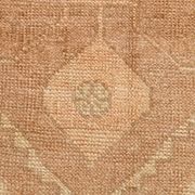 Brown & Cream Turkish Runner Rug, 95x377Cm
