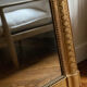 Old mirror louis philippe gilded rare gold leaf carved fireplace  109x152cm