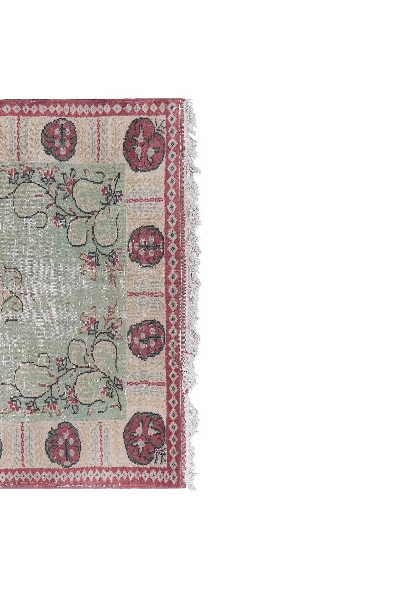 Vintage Turkish Oushak rug 188x290 cm
