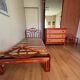 Maugrion rattan room - Roche Bobois - bed, chest of drawers and bedside table