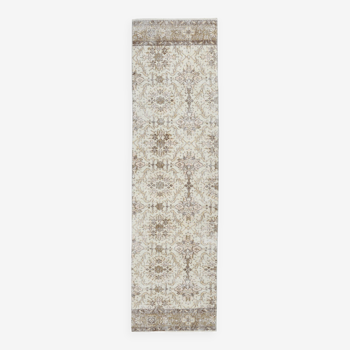 Tapis de couloir vintage floral 2x9, 75x273 cm