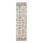 2x9 Floral Vintage Runner Rug, 75x273Cm