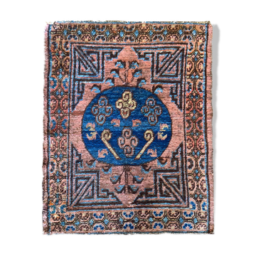 Handwoven Antique Persian Kohtan Rug 74x94cm