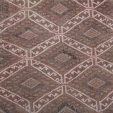 Vintage Turkish Oushak Rug Handwoven 167x238 cm