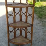 Rattan shelf
