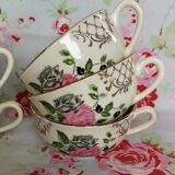 6 cups old Sarreguemines