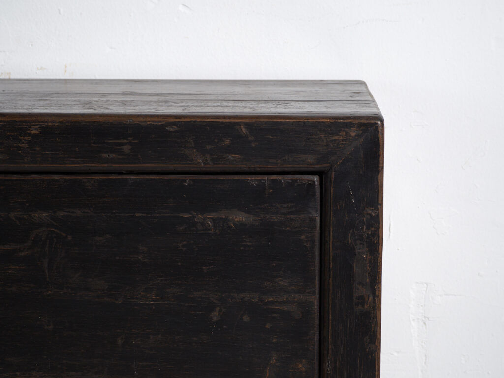 Antique buffet painted in elm wood – China, circa 1930