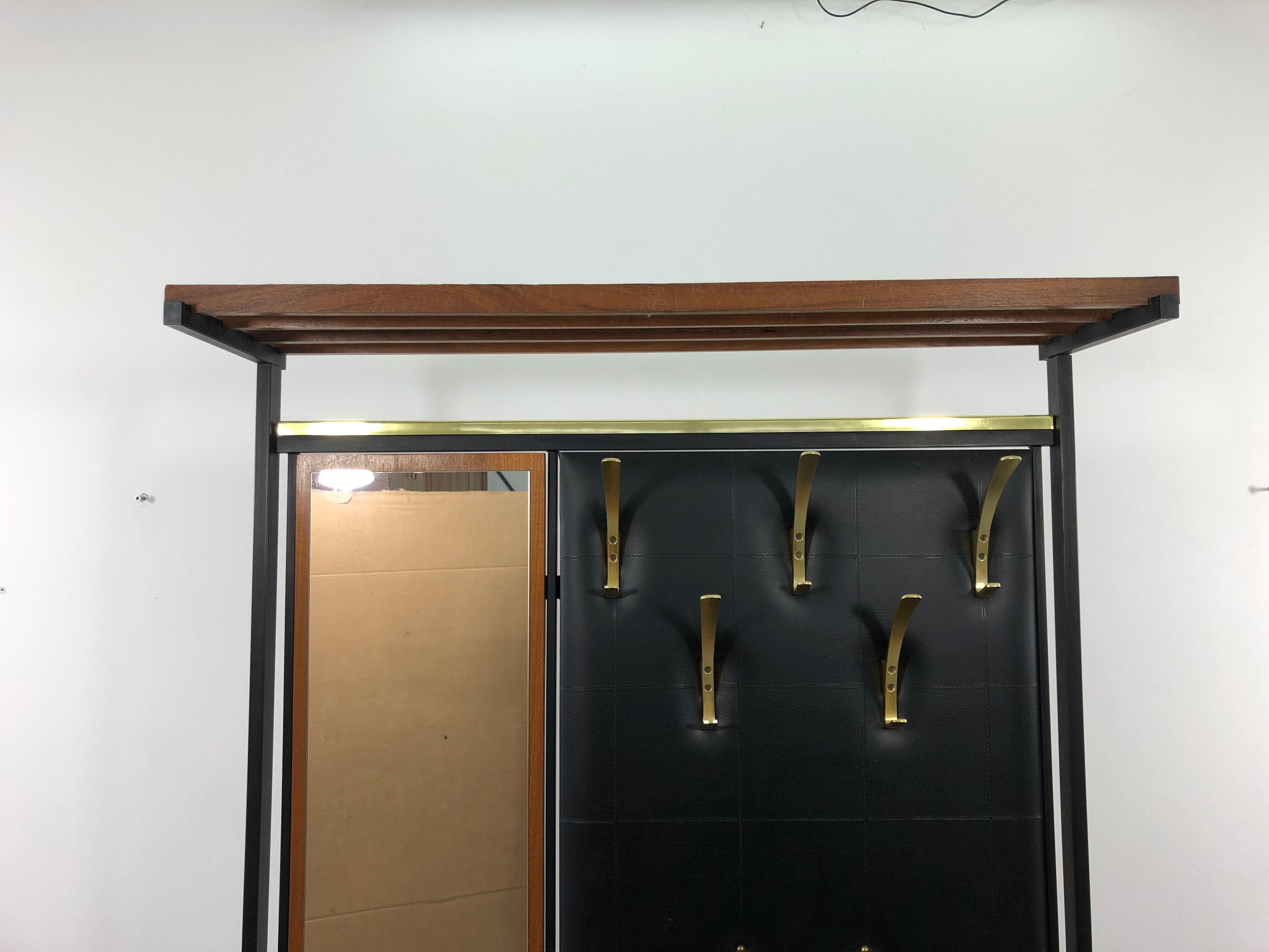Vintage wardrobe,mirror, 1970 s