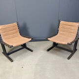 Pair of safari chairs by Casala, 1970s
