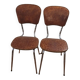 2 70s crocodile chairs