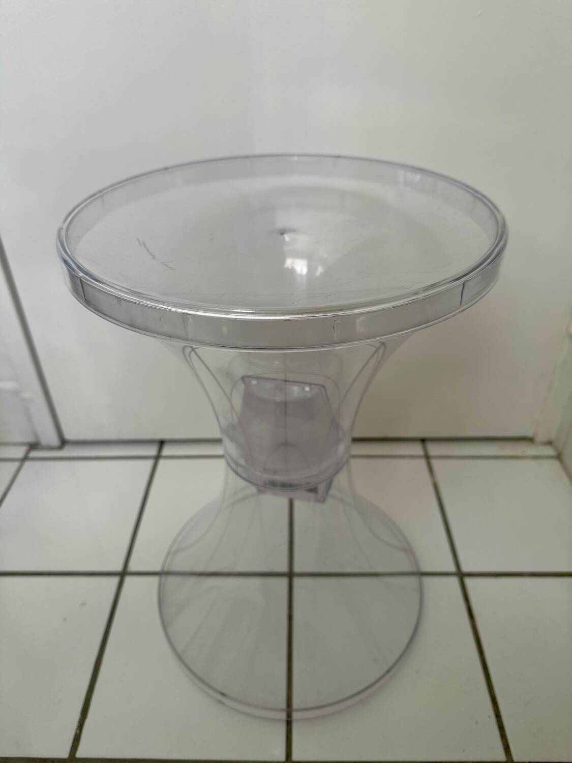 Tam Tam stool Henry Massonet vintage design transparent