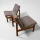 Pair of teak armchairs by France & Son - vintage 1960.