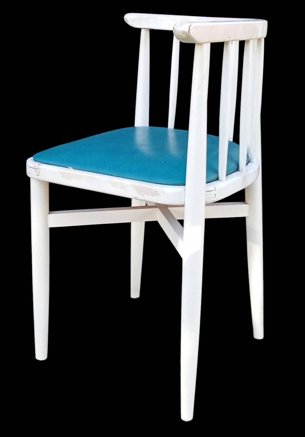 Serie de 4 chaises vintage encastrable d'angle Thonet