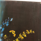 Oil on canvas bouquet signed