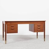 Midcentury Danish desk in teak by Børge Mogensen for Søborg Møbelfabrik 1960s