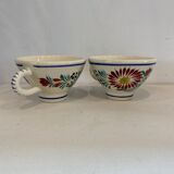 2 tasses anciennes Henriot Quimper