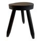 Tripod stool in solid wood — Charlotte Perriand spirit