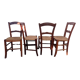 Rustic straw chairs