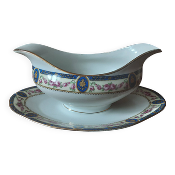 RH Limoges porcelain sauceboat