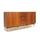 Unique vintage design sideboard made of rosewood with a bar section from the 1960s