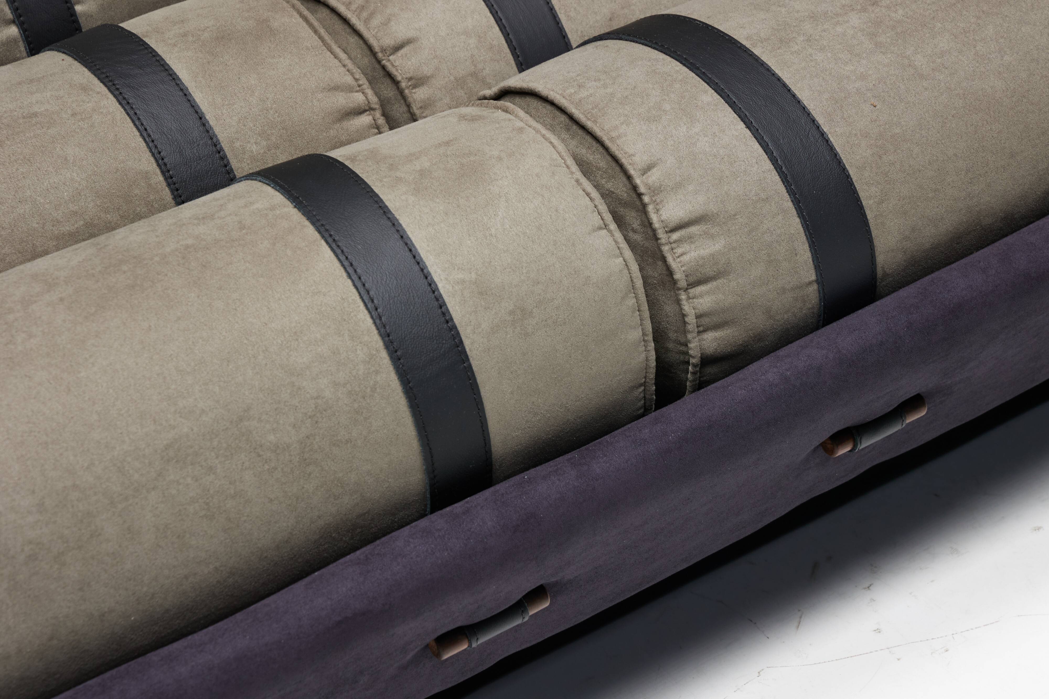 Mid-Century Cylindrical Sofa, Brazil, 1970s