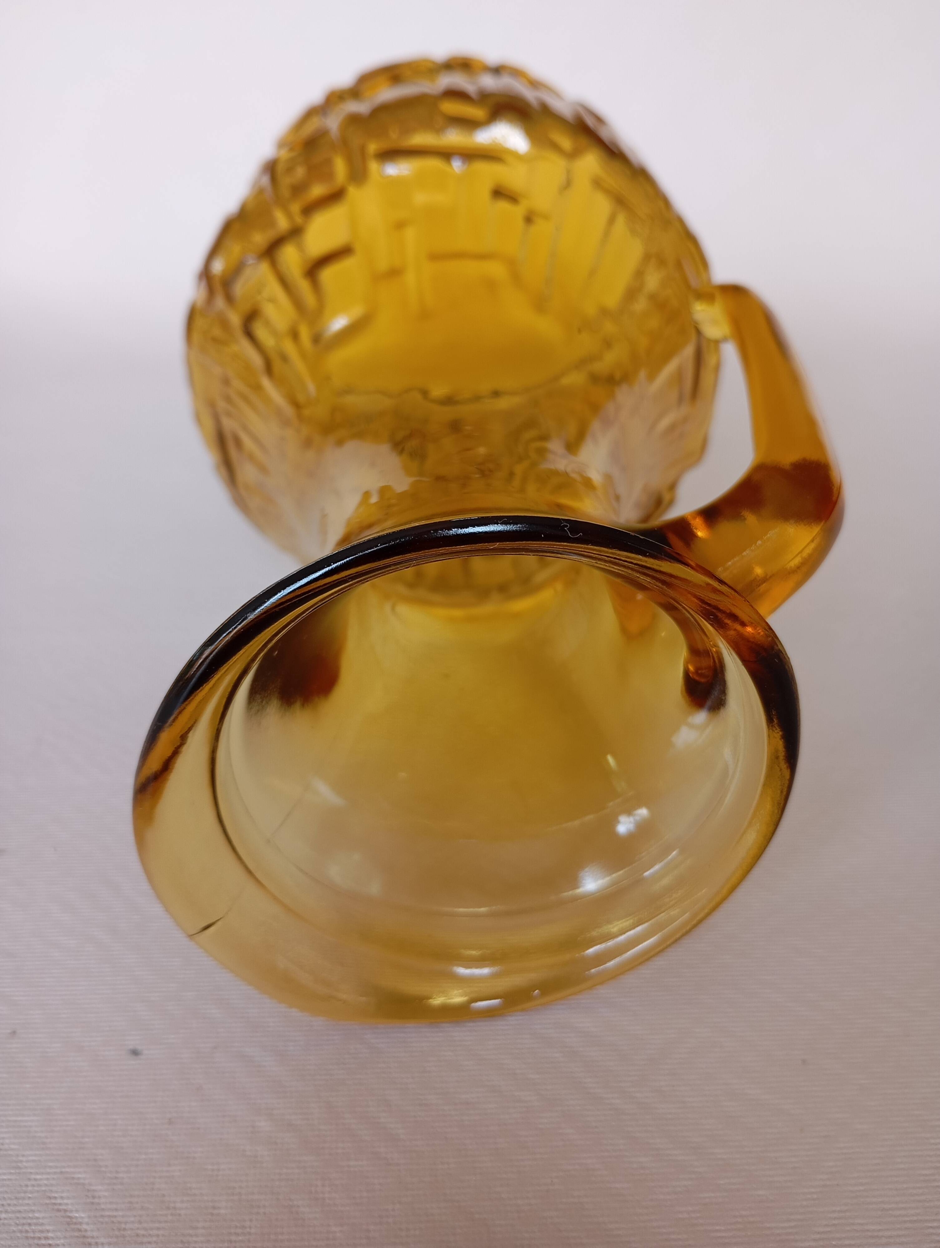 Vintage Bormioli Italian glass carafe from the 70s