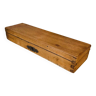 Old wooden pencil case