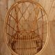 Pair rattan armchairs