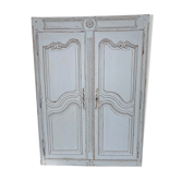 Ancienne porte de placard en chêne XVIIIe siècle
