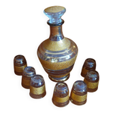Service à liqueur vintage verrerie de Monaco