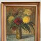 Nature morte bouquet de dahlias 1960