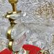 Glass Desk Lamp with Baguès House Urns, 1950s vintage