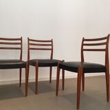 4 vintage Moller 78 chairs