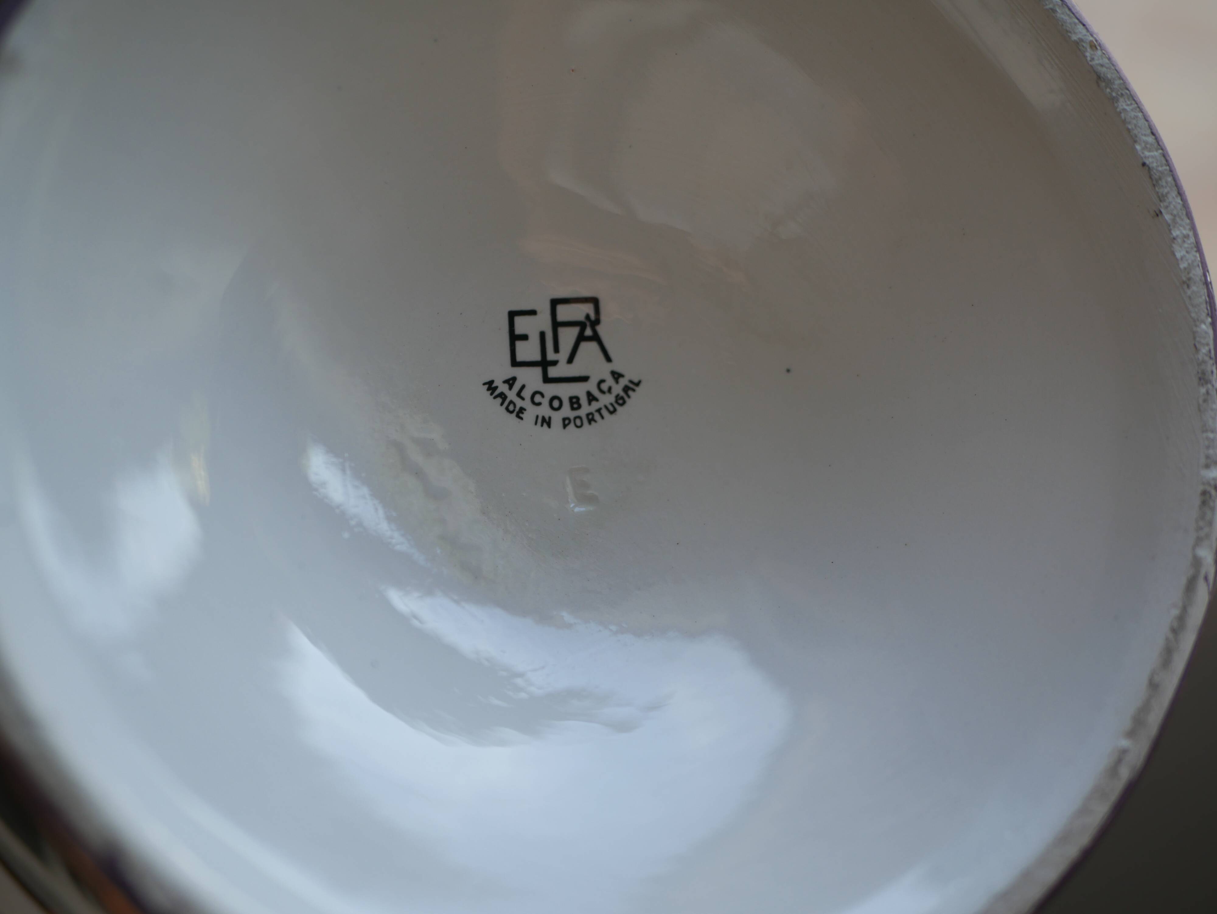 Coffee and sugar maker in Portuguese porcelain Alcobaca