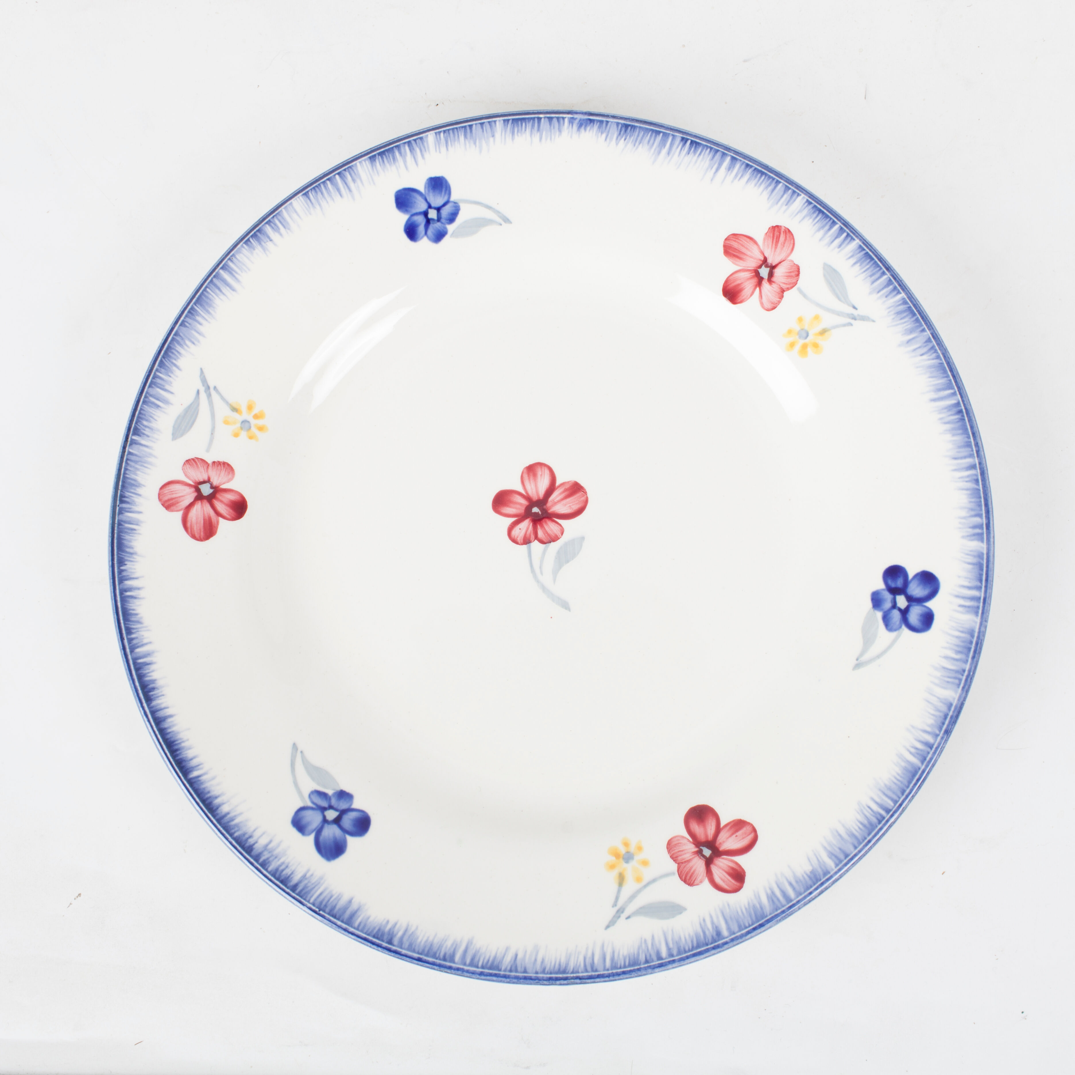 Set of 5 plates flat Mary - Lou Digoin Sarreguemines 1922/1965