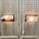 Paire d'appliques modulables design scandinave 1950.