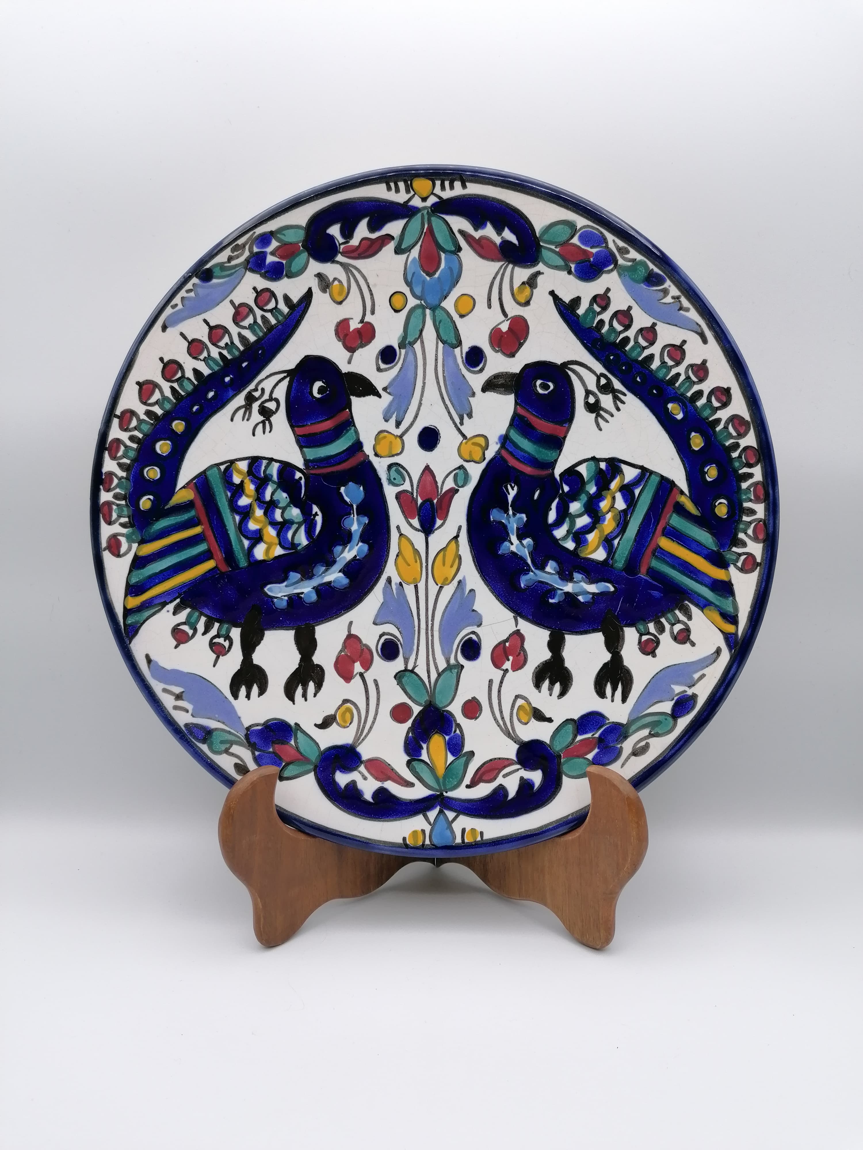 Large ethnic plate