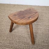 Tabouret tripode en bois