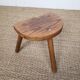 Tabouret tripode en bois
