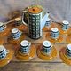 Boch la louvière – delta noix coffee service 1966 – vintage 25 pieces